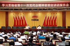 湖北省委宣讲团来院宣讲省第十一次党代会精神